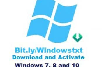 Bit.ly/Windowstxt Download Windows 7, 8, 10 – 100% Working