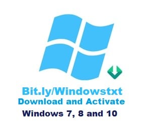 Bit.lyWindowstxt Free Download Windows 7, 8 Windows 10